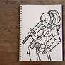 Lady Deadpool (Sketchbook)