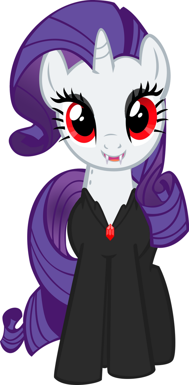 Rarity the Vampire by Rarity6195 on DeviantArt