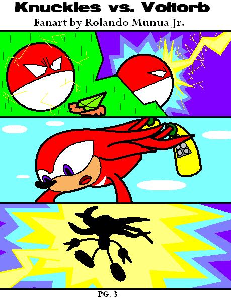 Knuckles vs. Voltorb pg. 3