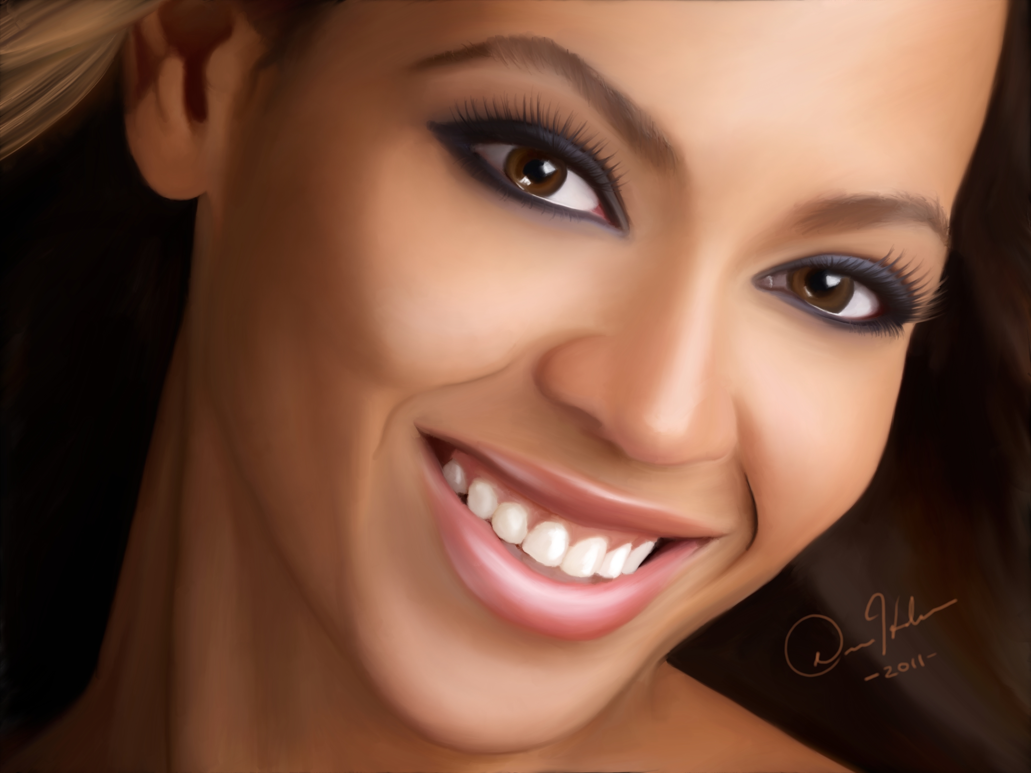 Singer, Actress Beyonce by LetMePaintU on DeviantArt
