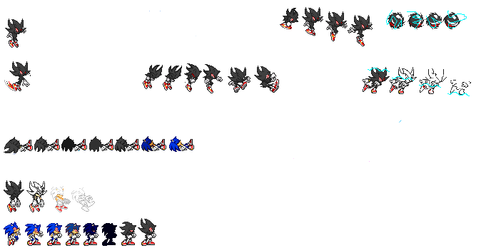 Hyper sonic 2 sprite sheet by 85rmzooz on DeviantArt