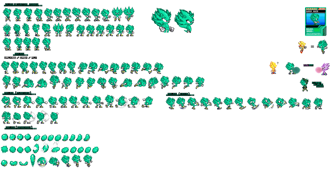 Super Nazo Sprite Sheet Pre Release by 85rmzooz on DeviantArt