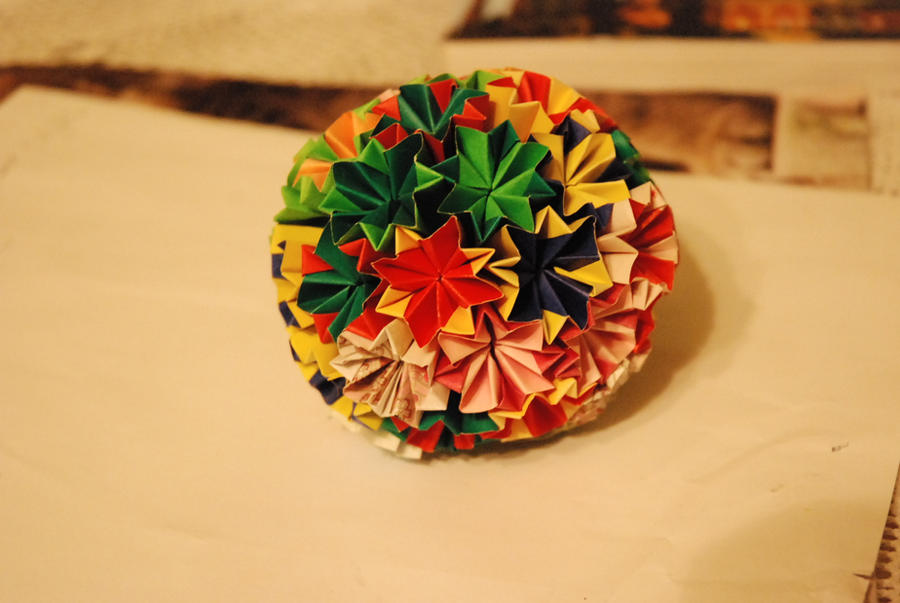 Flower Ball Modular Origami By Lingxu Lm On Deviantart