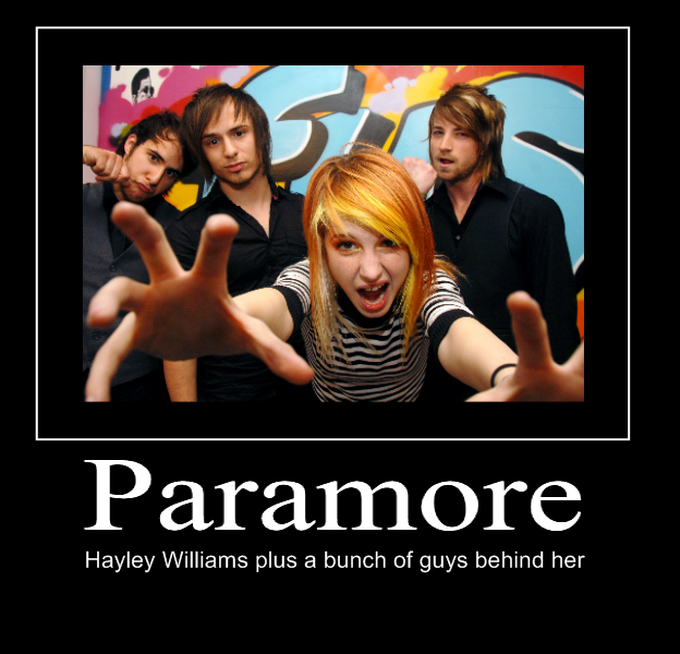 Paramore Motivational Poster