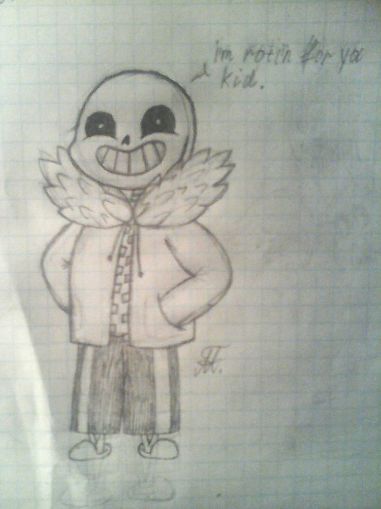 Sans the skeleton (Undertale) by Margo24 on DeviantArt