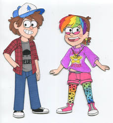 Gravity Falls - Teen Dipper and Mabel