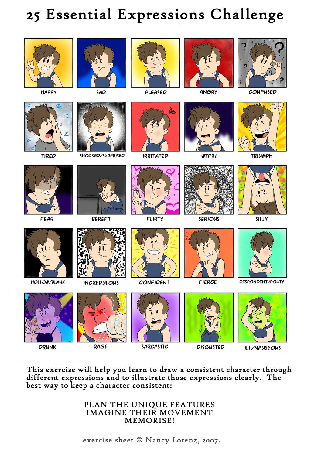 25 Expressions Challenge: Sawyer by Jackie-SugarSkull
