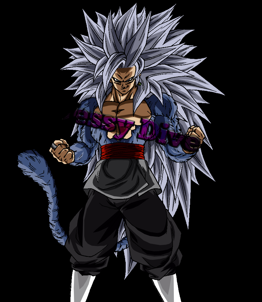 Goku Black SSJ5 BLUE  Dragon ball super manga, Dragon ball art