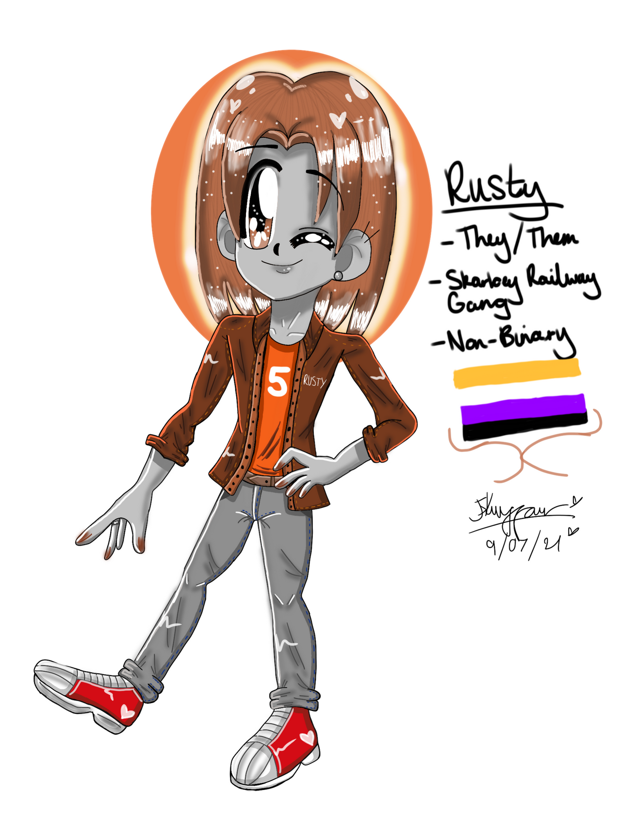 Humanised TTTE: Rusty by CuteJk123 on DeviantArt