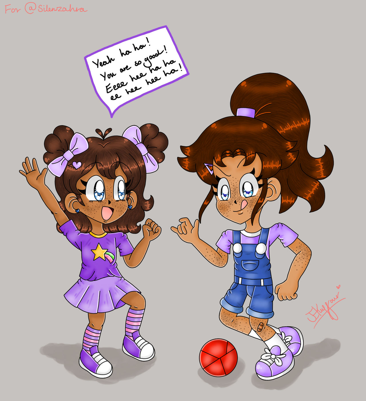 Two Violets The Two Violets by CuteJk123 on DeviantArt