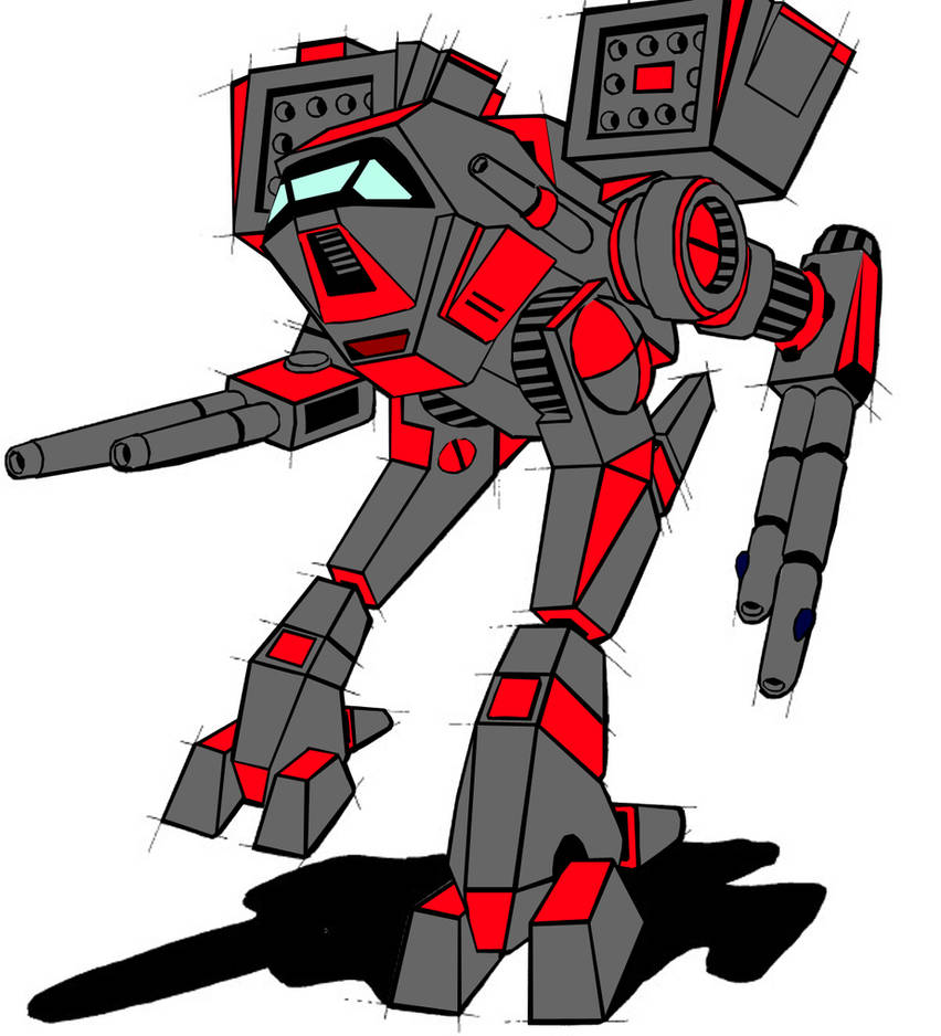 Mech Vector: Colored by maidenfan23 on DeviantArt