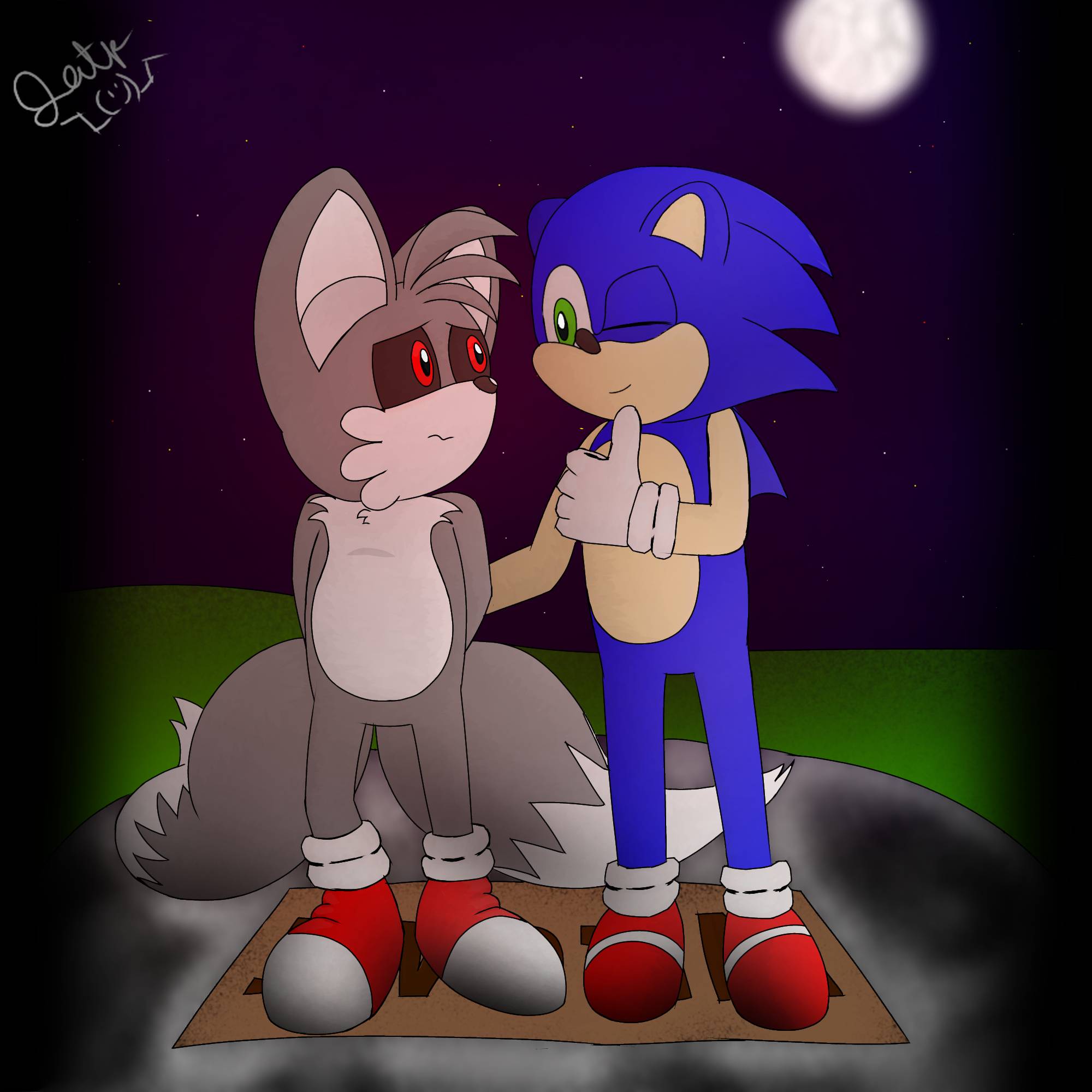 Tails Doll and Sonic exe. by Teen-Ninja-Girl on DeviantArt