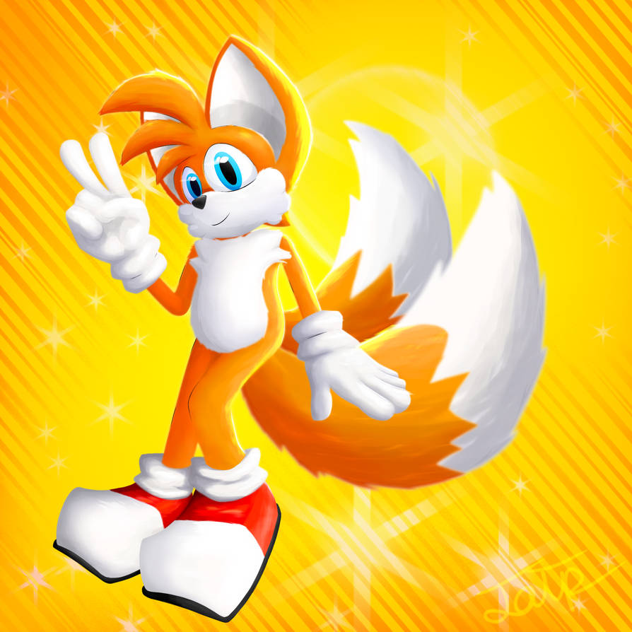 Your once a year normal Tails art from me. by HoopaDude on DeviantArt