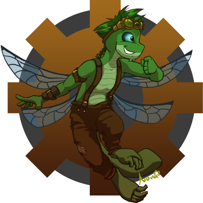 Gears and ''Dragonflies'' by NovaTheArtist