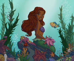 Halle Bailey as the Little Mermaid