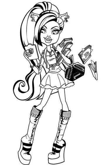 Clawdeen Wolf Monster High Coloring Page by BillysGirl2007 on DeviantArt
