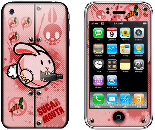 iPhone Skin titled: Sugar Mouth | orginal theme