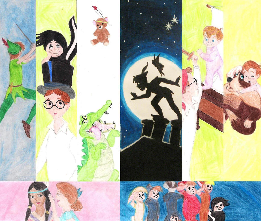 Peter Pan Bookmarks By Mis Misunderstood On DeviantArt