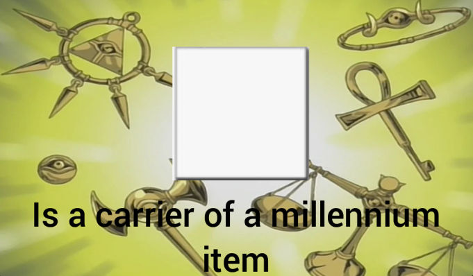 {Character} is a carrier of a millennium item by Bopblip on DeviantArt