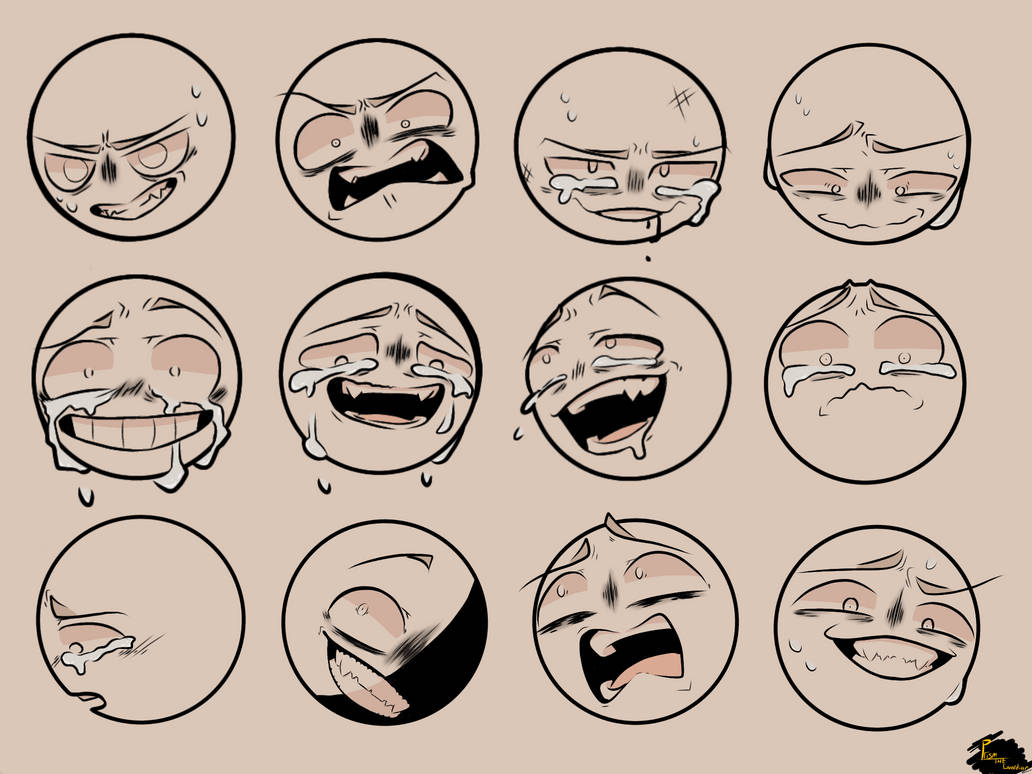 Expression Sheet by PrismTheGuardian on DeviantArt