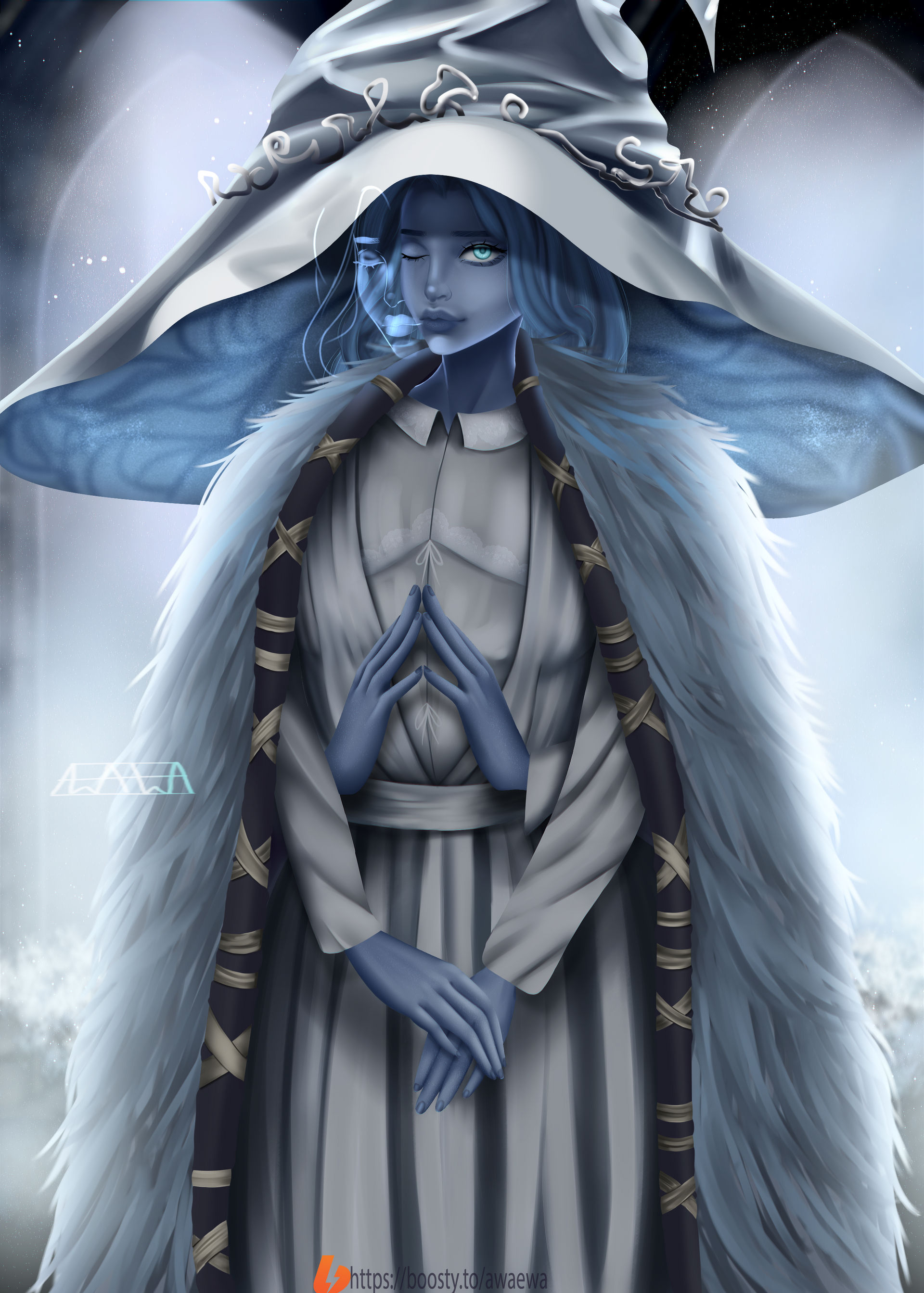 Ranni the witch of Elden Ring by 6Lunnayaawen9 on DeviantArt