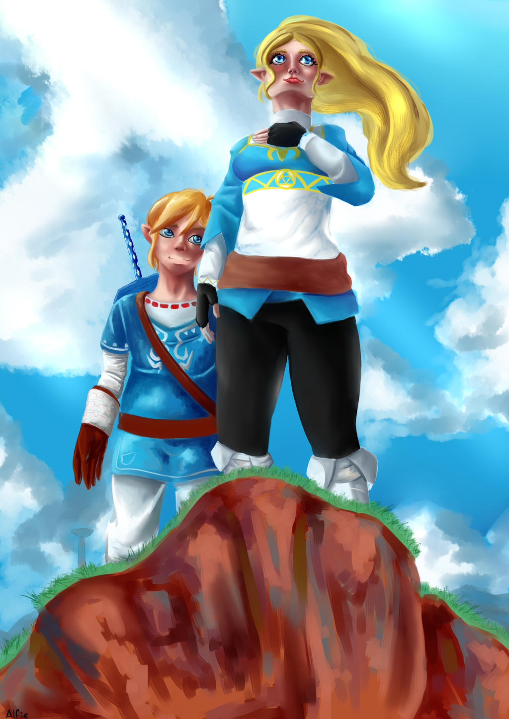 Zelda and link