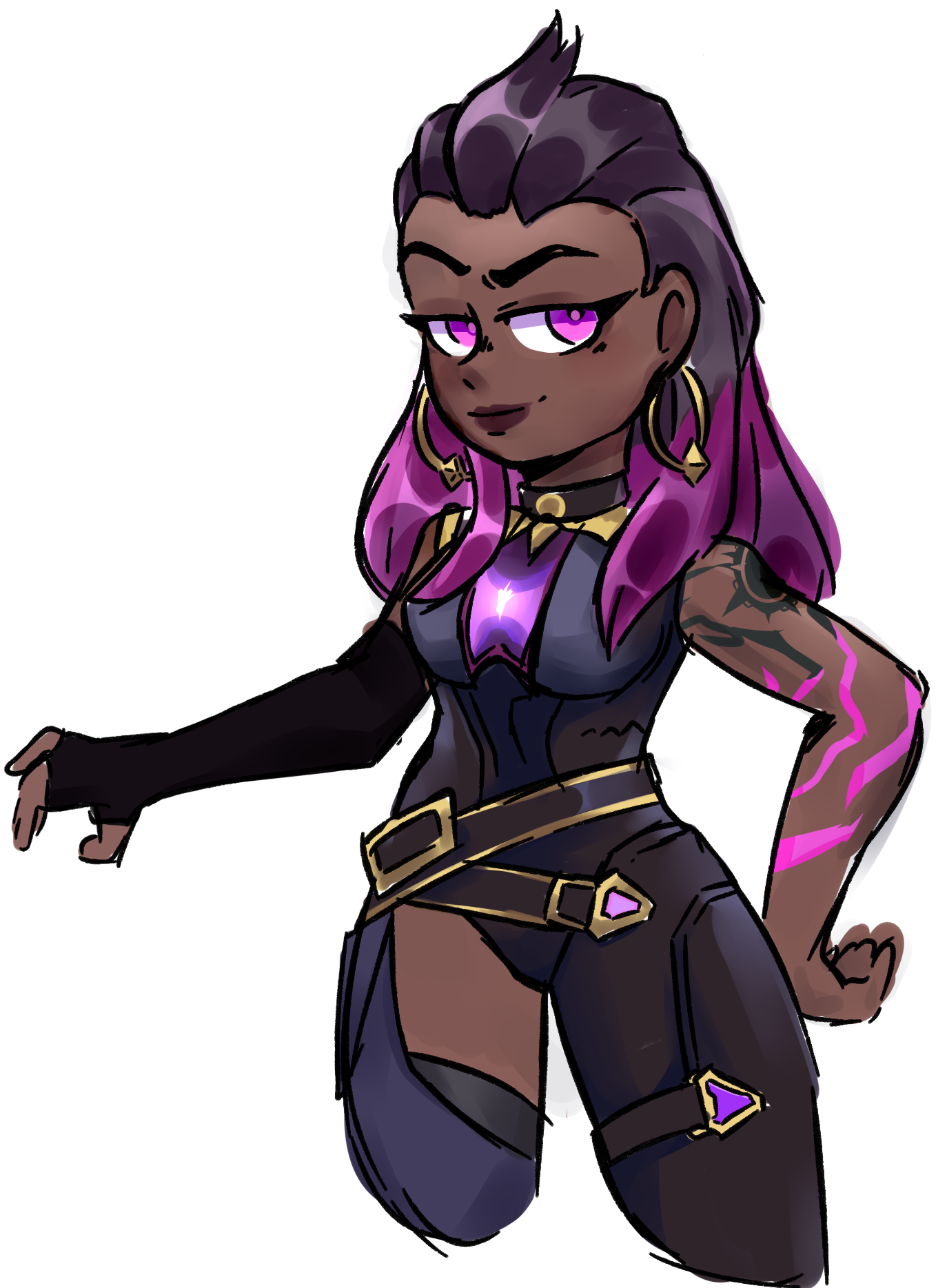 Reyna sketch by beeckmoon on DeviantArt