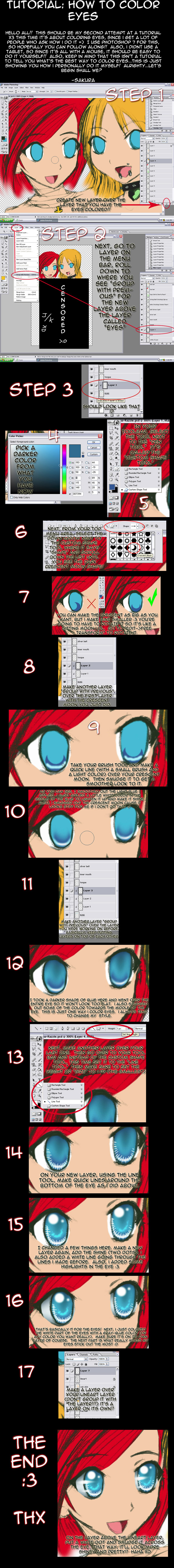 Tutorial: How to Color Eyes