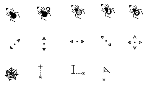 Spider Cursors by Palovianrose on DeviantArt