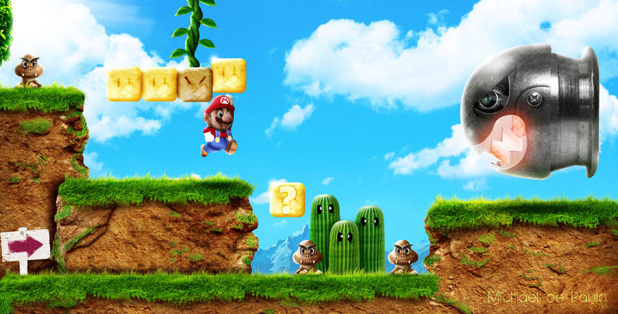 Mario Realisation Real Mario World by michaeldesigner15 on DeviantArt