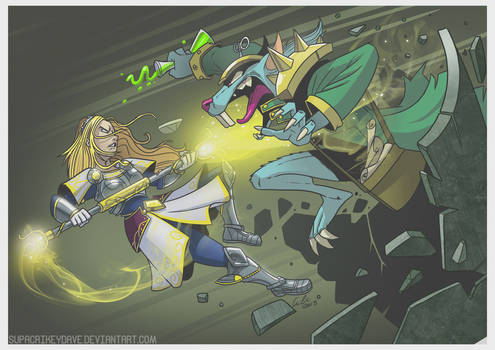 Commission: Lux vs Twitch