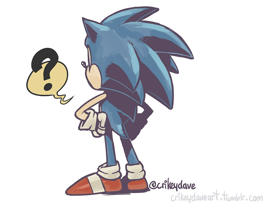 Sonic's butt