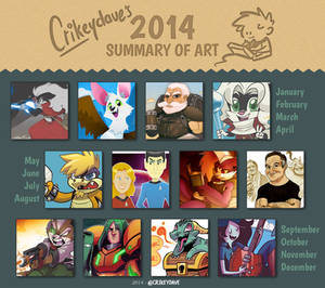 CrikeyDave's 2014 Summary of Art