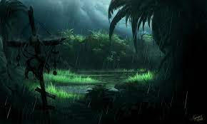 Gacha Raining Backround Gacha Little BackGround Jungle Rain by edibetaawo on DeviantArt