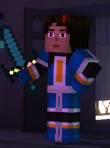 Minecraft Story Mode Netflix Jesse Girl Blue Cute by edibetaawo on  DeviantArt