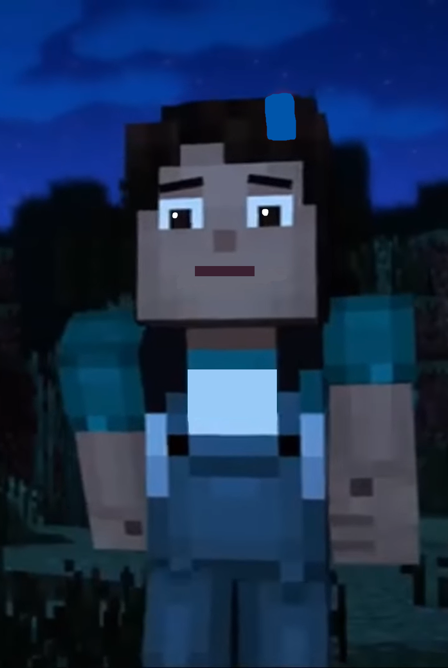 Minecraft Story Mode Netflix Jesse Girl Blue Cute by edibetaawo on  DeviantArt