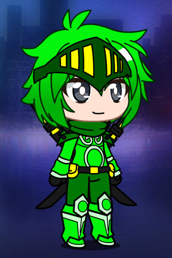 Ice Age Green Raptor as Gacha Club by edibetaawo on DeviantArt