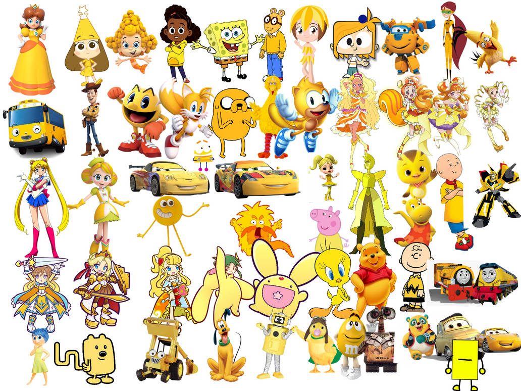 Yellow Characters by Jahmezyeet523 on DeviantArt