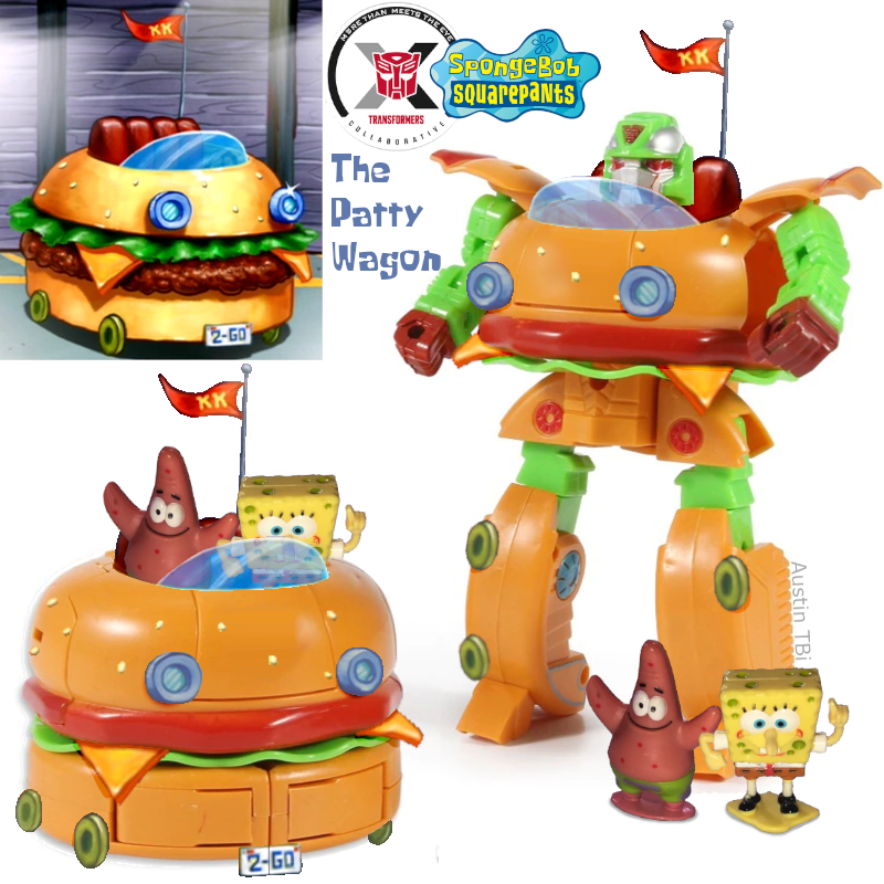 Spongebob patty online wagon toy