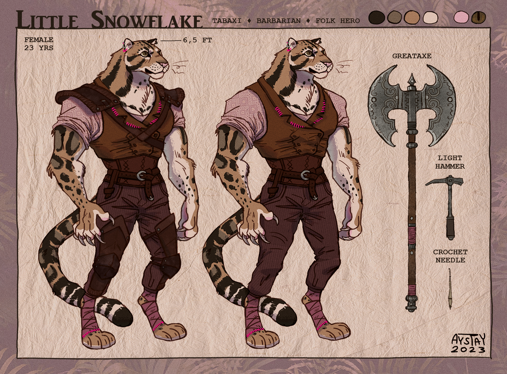 Little Snowflake reference (2023) by AYSTAY on DeviantArt
