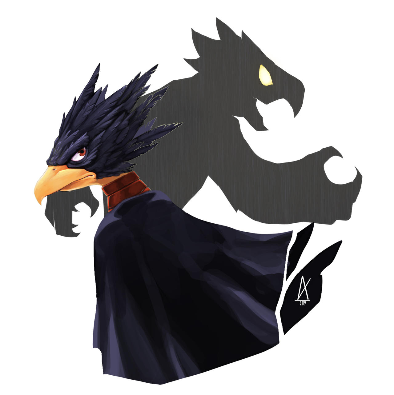 Tokoyami by ReaperAsh on DeviantArt