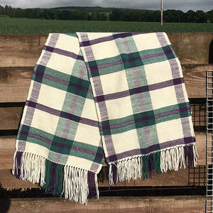 Handwoven plaid fabric