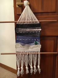 Handwoven Winter Scene