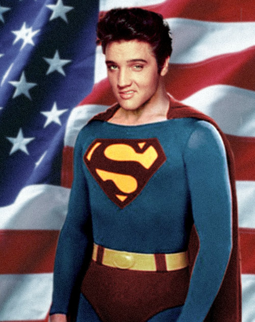 Elvis Presley is... SUPERMAN!