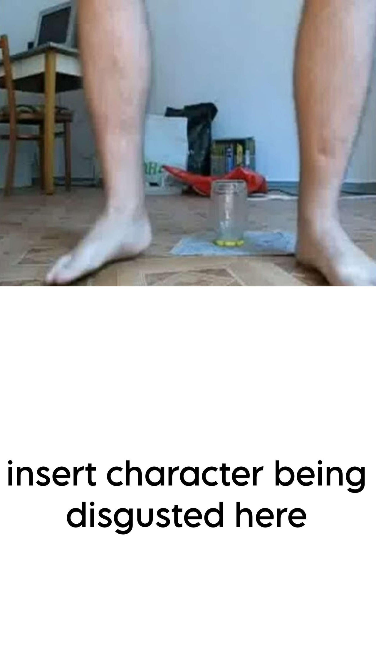 Character digusted by 1 guy 1 jar template meme by Clawking95 on