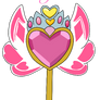 Dollymin crystal jewel heart