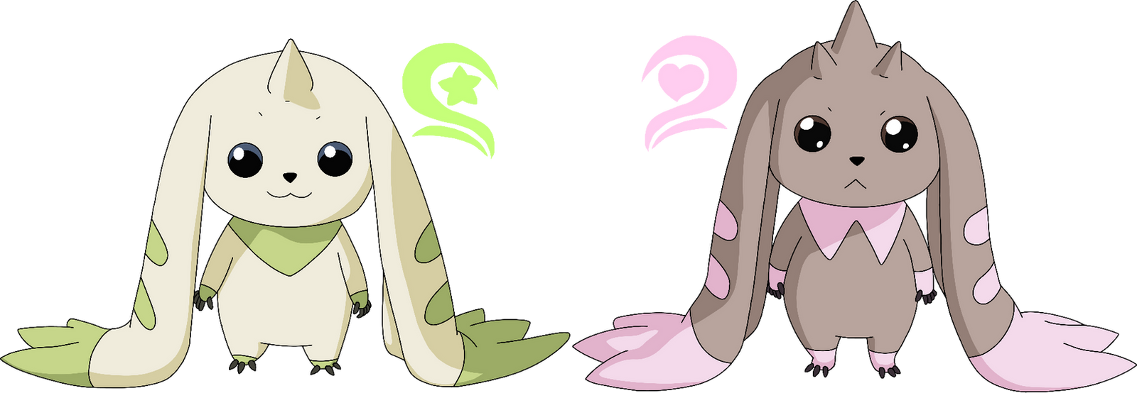 Terriermon and lopmon by joneoyvilde03 on DeviantArt