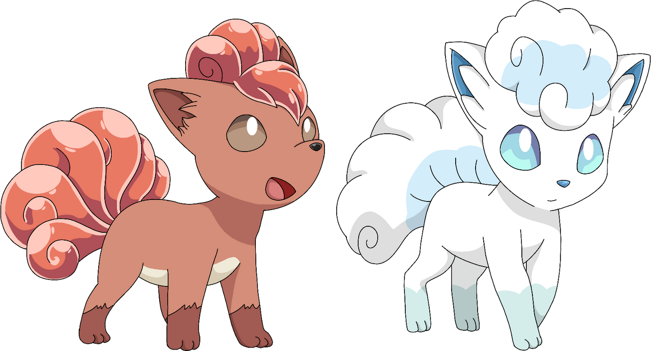 Vulpix and alolan vulpix by joneoyvilde03 on DeviantArt