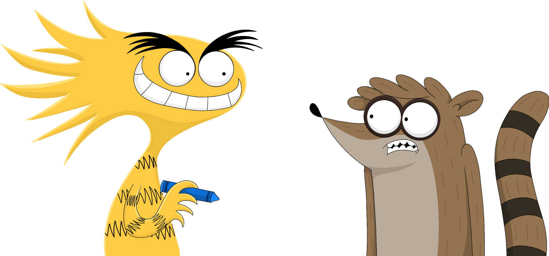 Rigby anger his bendy by joneoyvilde03 on DeviantArt