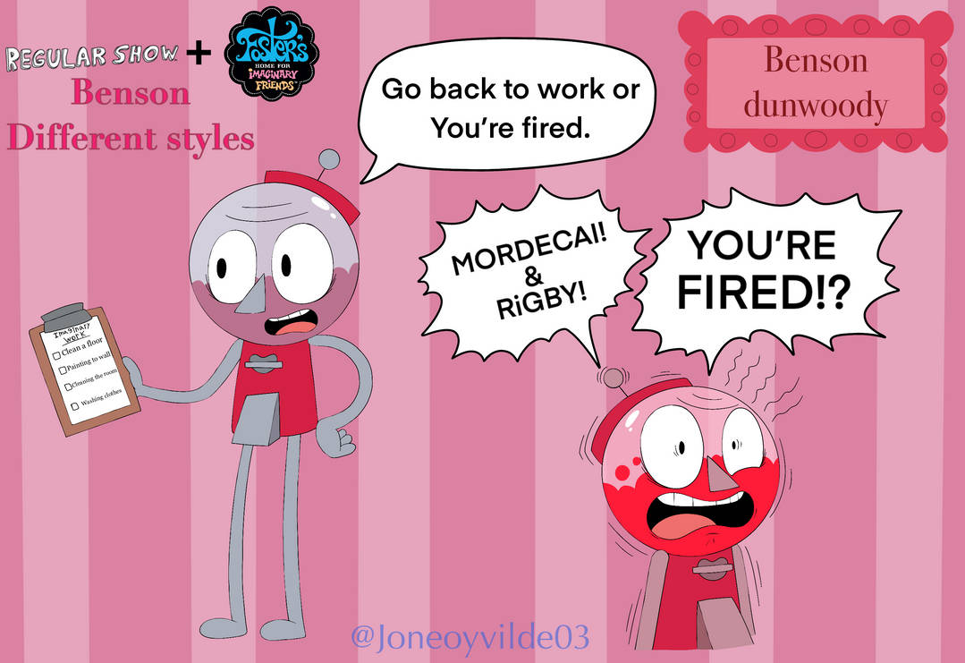 Benson dunwoody (regular show + fhfif style) by joneoyvilde03 on DeviantArt